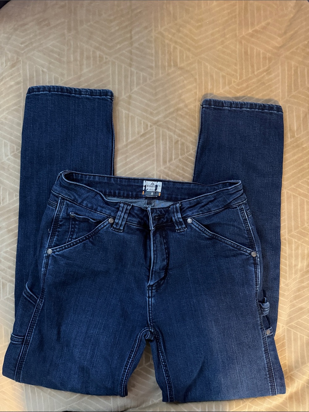 Women's Straight Leg Jeans in Dark Indigo